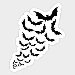 Bats Halloween Gift Sticker